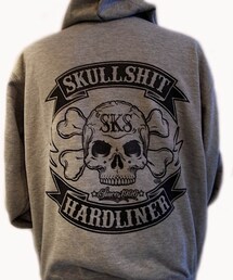 SKULL SHIT | Skull Bone Zip Parka(Gray ver.)(パーカー)