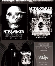 SKULL SHIT | SKULLSHIT × NOISEMAKER Collaboration Zip- Parka "Distortion" by Yuzuru Namiki(パーカー)