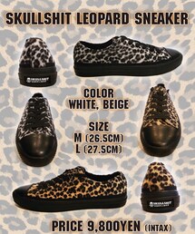 SKULL SHIT | LEOPARD SNEAKER(スニーカー)