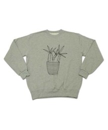 RYUNOSUKE ILLUSTRATIONS. | 謎植物の鉢植えのスウェット(スウェット)