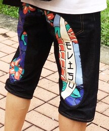 EVISU | Evisu Handpainted Raw Denim Bermudas(デニムパンツ)