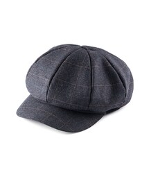 英式復古 韓國格紋報童帽(キャップ)