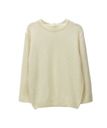 gracegift | 甜美午後 韓國洞洞織紋針織上衣(ニット/セーター)