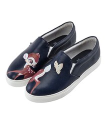 gracegift | 斑比手繪不對稱休閒鞋(モカシン/デッキシューズ)