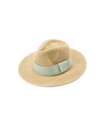 韓國綠野仙蹤緞帶飾邊草編帽(サンバイザー)