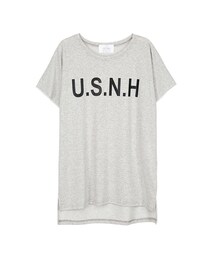 gracegift | 韓國簡約字母柔感棉T(Tシャツ/カットソー)