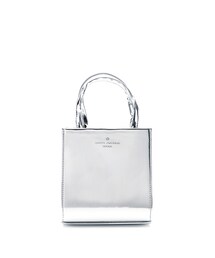 gracegift | 韓國金屬鏡面方形小提包(トートバッグ)