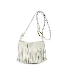 gracegift | 韓國波西米亞感真皮牛皮流蘇小包(ショルダーバッグ)