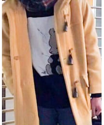 no brand | 古着(ダッフルコート)