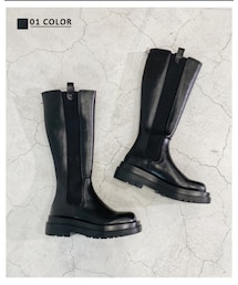 BASEMENT online | サイドゴアロングブーツ(ブーツ)