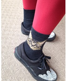 no brand | ｷﾘｯ( *｀ω´)ねこ(ソックス/靴下)