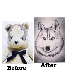 モデルとの比較 | どちらも同じ「はっちゃん」(その他)