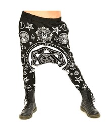 モノトーン*魔法陣プリントのサルエルパンツ(その他パンツ)