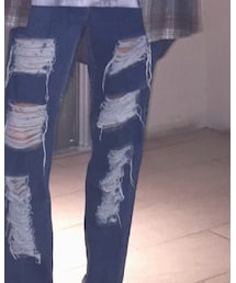 Levi's | 501をリメイクしてみました(=ﾟωﾟ)ﾉ(デニムパンツ)