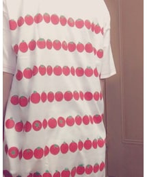 proto (egg) product project | 裏はトマトボーダー🍅(Tシャツ/カットソー)