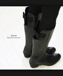 バックリボンレインブーツ(レインシューズ)