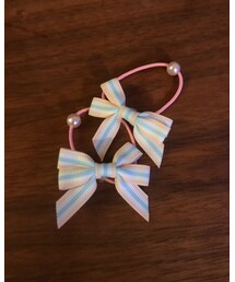 Angel's ribbon | Angel's ribbonのヘアゴムたくさん持ってるのでお洋服に合わせてコーデ🎀✨(ヘアゴム)