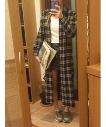 WEGO | ロングチェックシャツ(シャツ/ブラウス)