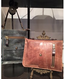 Ain Soph | クラッチ×ショルダー2Wayバッグ：ASC1130-HP (Color:Beige,Blue,Brown)(クラッチバッグ)