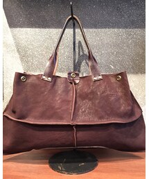 Ain Soph | ラクダ革トートバッグ：ASE353-CMS (Color:Camel,DarkBrown)(トートバッグ)