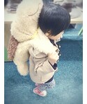 BEAMS miniの「ダッフルコート」