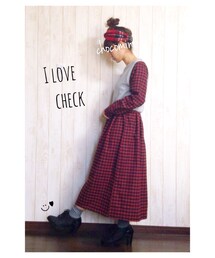 w closet | 加工で明るい赤になってしまった♡.°⑅(ワンピース)
