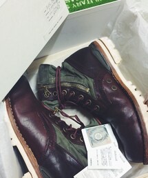 VISVIM | Visvim 13ss 7hole - 73folk Olive/Burgundy(ブーツ)