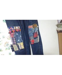 膝当てのパッチワーク❤ | その他