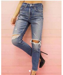 rienda | rienda×moussyコラボデニム(デニムパンツ)