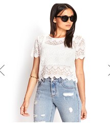 FOREVER 21 | 洞洞短T(その他トップス)