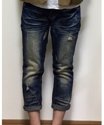 jeans | ダメージデニム (XS)(デニムパンツ)