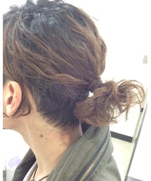 髪結んでみました❗️w | その他