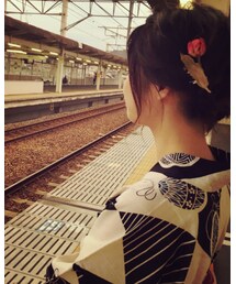 浴衣を着て | 浴衣