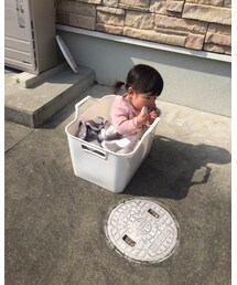 車の掃除中…待ってくれてます😭 | その他