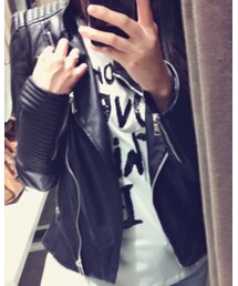 ZARA | ライダースジャケット