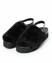 BLISS POINT | ファーサンダル(サンダル)