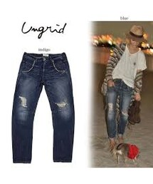 Ungrid | ungrid
スタッズサルエルデニムパンツ(デニムパンツ)
