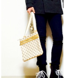 LOUIS VUITTON | ルイヴィトン ポシェット・ボスフォール ダミエ・アズール N51112 (バッグ)