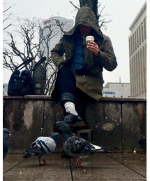 鳩さんが集まって来た🕊💦 | リンダマンではありません😂(その他)