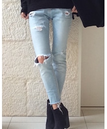 自分でリメイク❤︎ | デニムパンツ