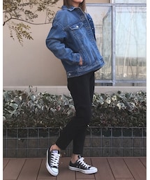 立ちショット❤️ | デニムジャケット