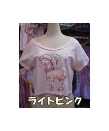 milklim | ショート丈ユニコーンTシャツ(Tシャツ/カットソー)