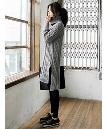 HEYD | ツイストパターンニットワンピース(ワンピース)