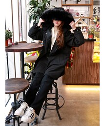 HEYD | 脱着ライニングウールラクーンジャンパー(ダウンジャケット/コート)