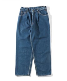 LIVING CONCEPT | TUCK WIDE DENIM PANTS [BIO WASH](デニムパンツ)