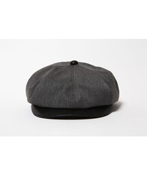 CALEE | T/C TWILL/LEATHER COMBINATION CASQUETTE(キャスケット)