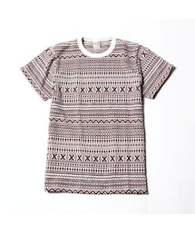 CALEE | CALEE JACQUARD NATIVE PATTERN T-SHIRT(Tシャツ/カットソー)