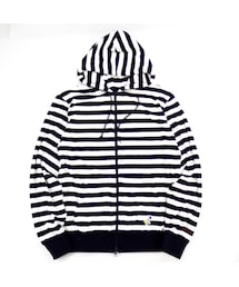 Back Channel | Back Channel PILE BORDER FULL ZIP PARKA(パーカー)