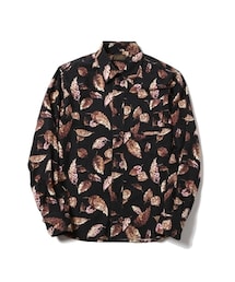 CALEE | CALEE L/S FLANNEL FALLEN LEAVES PATERN SHIRT(シャツ/ブラウス)