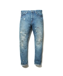 COOTIE PRODUCTIONS | COOTIE Splatter 5 Pocket Loose Fit Denim (Used Wash)(デニムパンツ)